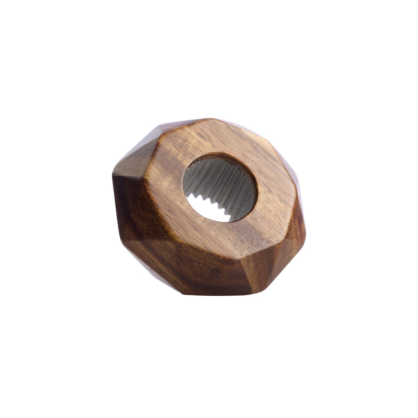 Exclusive Acacia Wood & Stainless Steel Wine Opener for Screw Cap Bottles